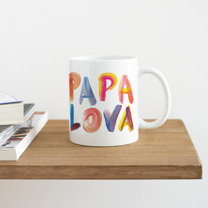 Mug Objets Blanc PAPA LOVA COLORS photo N° 4