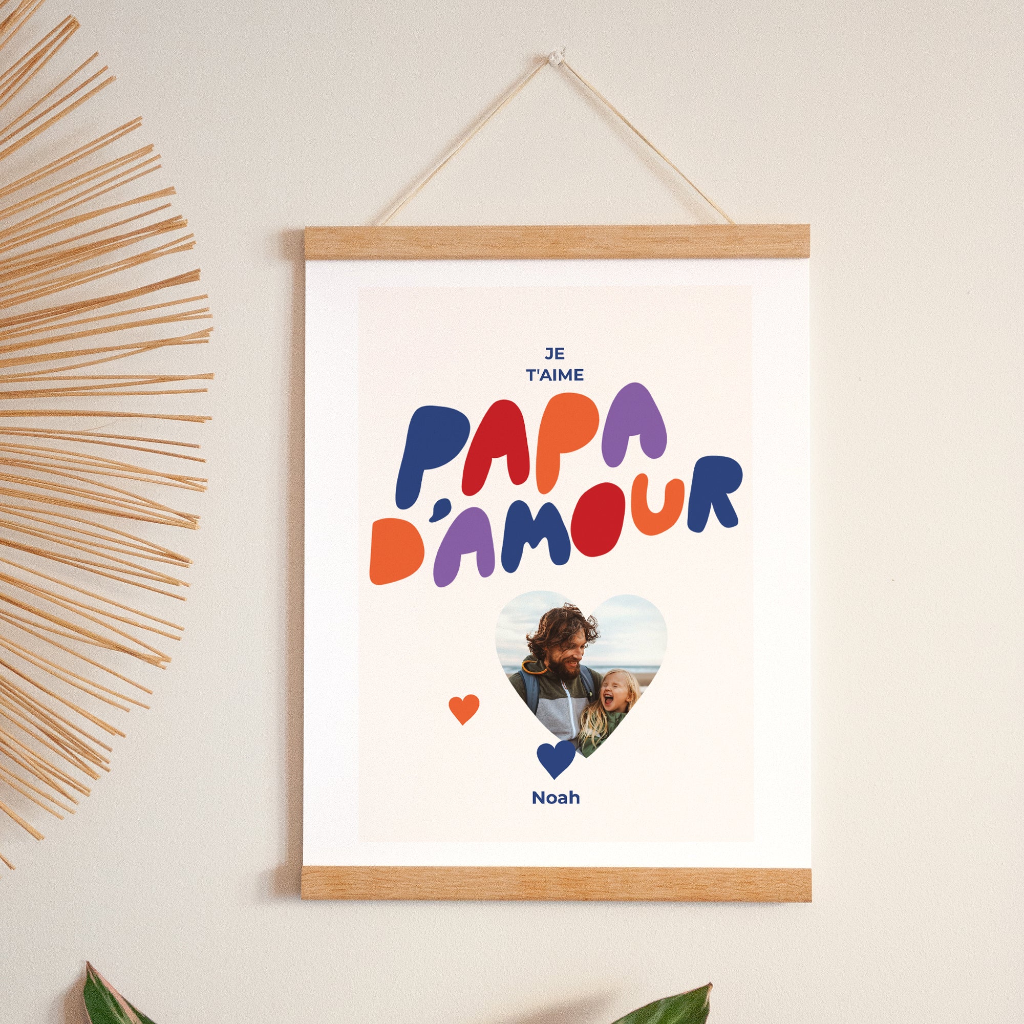Affiche Portrait 30 x 40 cm Love colors photo N° 1