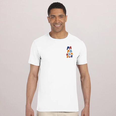 Tshirt Recto Verso Blanc Love colors