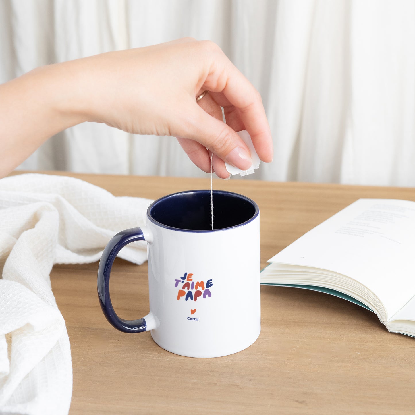 Mug Bleu Love colors photo N° 3