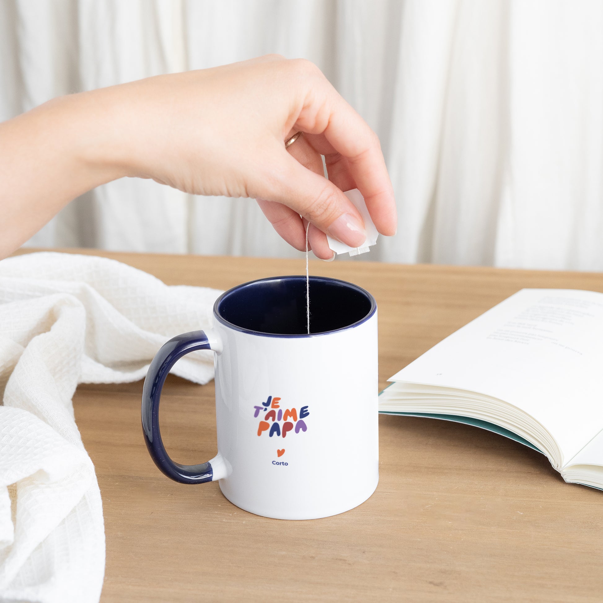 Mug Bleu Love colors photo N° 3