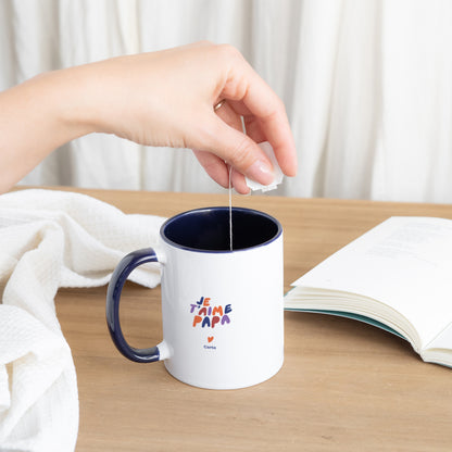 Mug Bleu Love colors photo N° 3