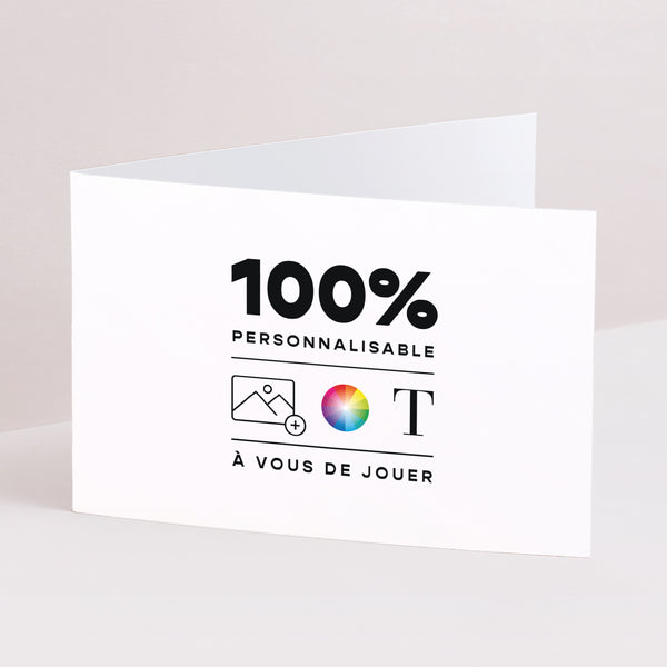 Faire-part Mariage Double volet paysage Do It Yourself VI photo