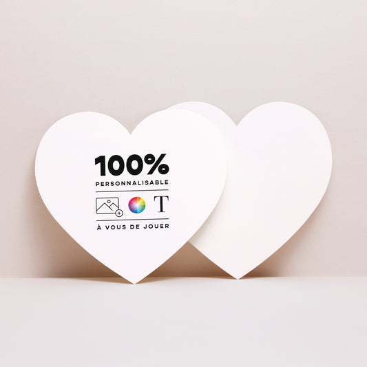 Faire-part Mariage Cœur Do It Yourself VI photo