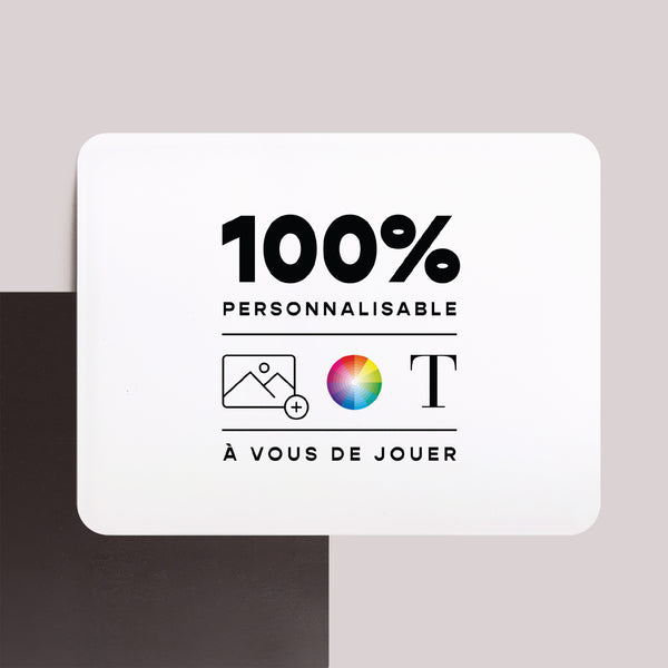 Remerciements Mariage Lot de 8, magnétique, paysage, rectangle coins arrondis Do It Yourself VI photo