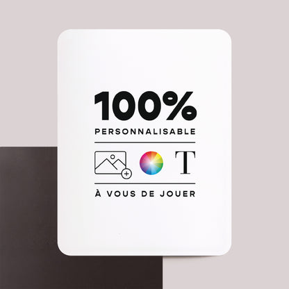 Faire-part Mariage Lot de 8, magnétique, rectangle coins arrondis Do It Yourself VI photo N° 1