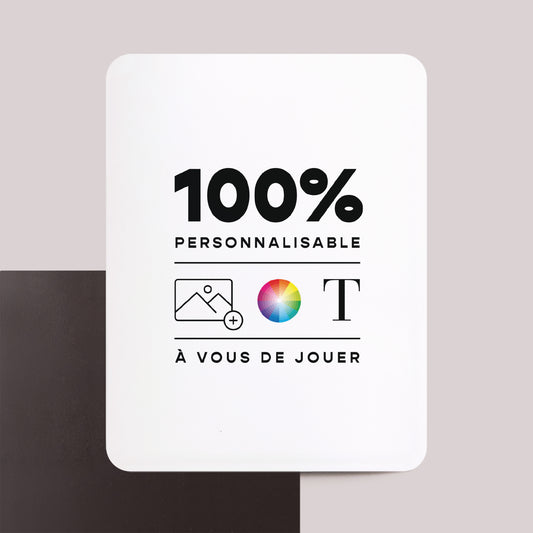 Faire-part Mariage Lot de 8, magnétique, rectangle coins arrondis Do It Yourself VI photo