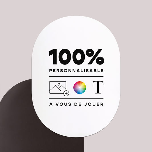 Faire-part Mariage Lot de 8, magnétique, ovale Do It Yourself VI photo