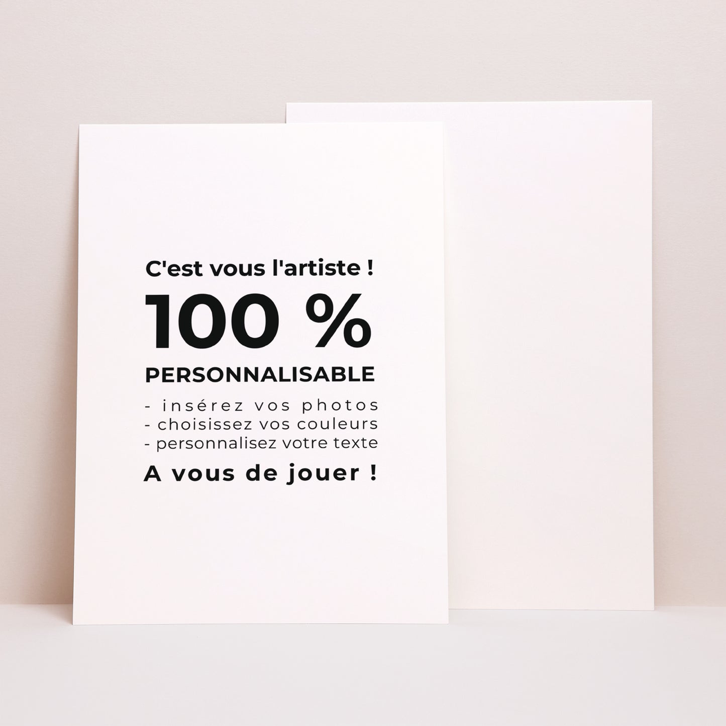 Faire-part Mariage Portrait Do It Yourself photo N° 1