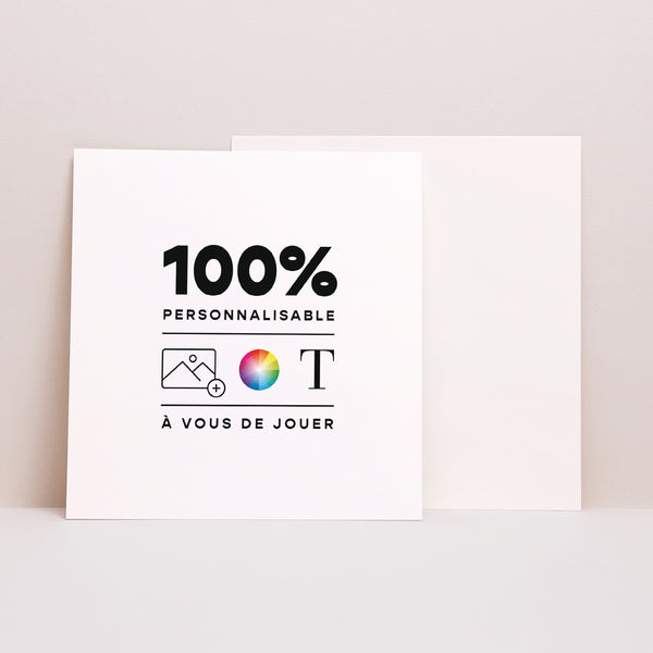 Invitations Mariage Carré Do It Yourself VI photo