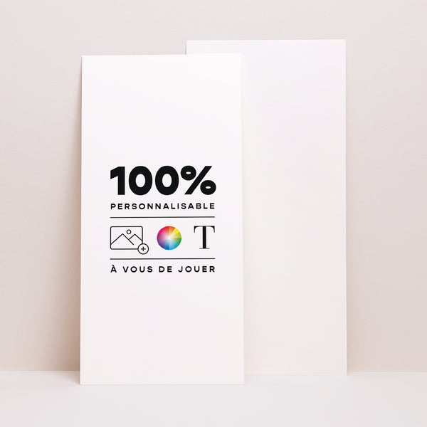 Faire-part Mariage Panoramique portrait Do It Yourself VI photo
