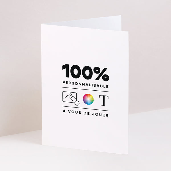 Faire-part Mariage Portrait double volet Do It Yourself VI photo