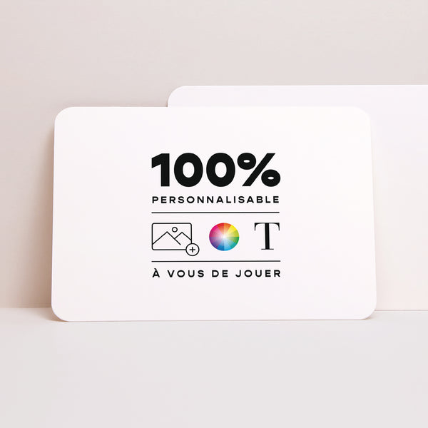 Faire-part Mariage Paysage, bords arrondis Do It Yourself VI photo