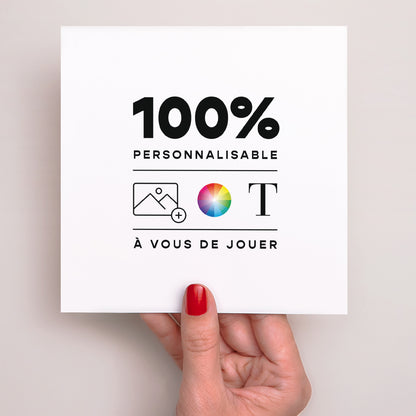 Invitations Mariage Simple carré Do It Yourself VI photo N° 2