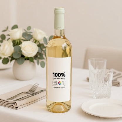 Etiquette bouteille Mariage Portrait Do It Yourself VI photo N° 2