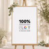 Panneau bienvenue Mariage Portrait 60 x 90 cm Do It Yourself VI photo N° 1