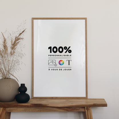 Panneau bienvenue Mariage Portrait 60 x 90 cm Do It Yourself VI photo N° 2