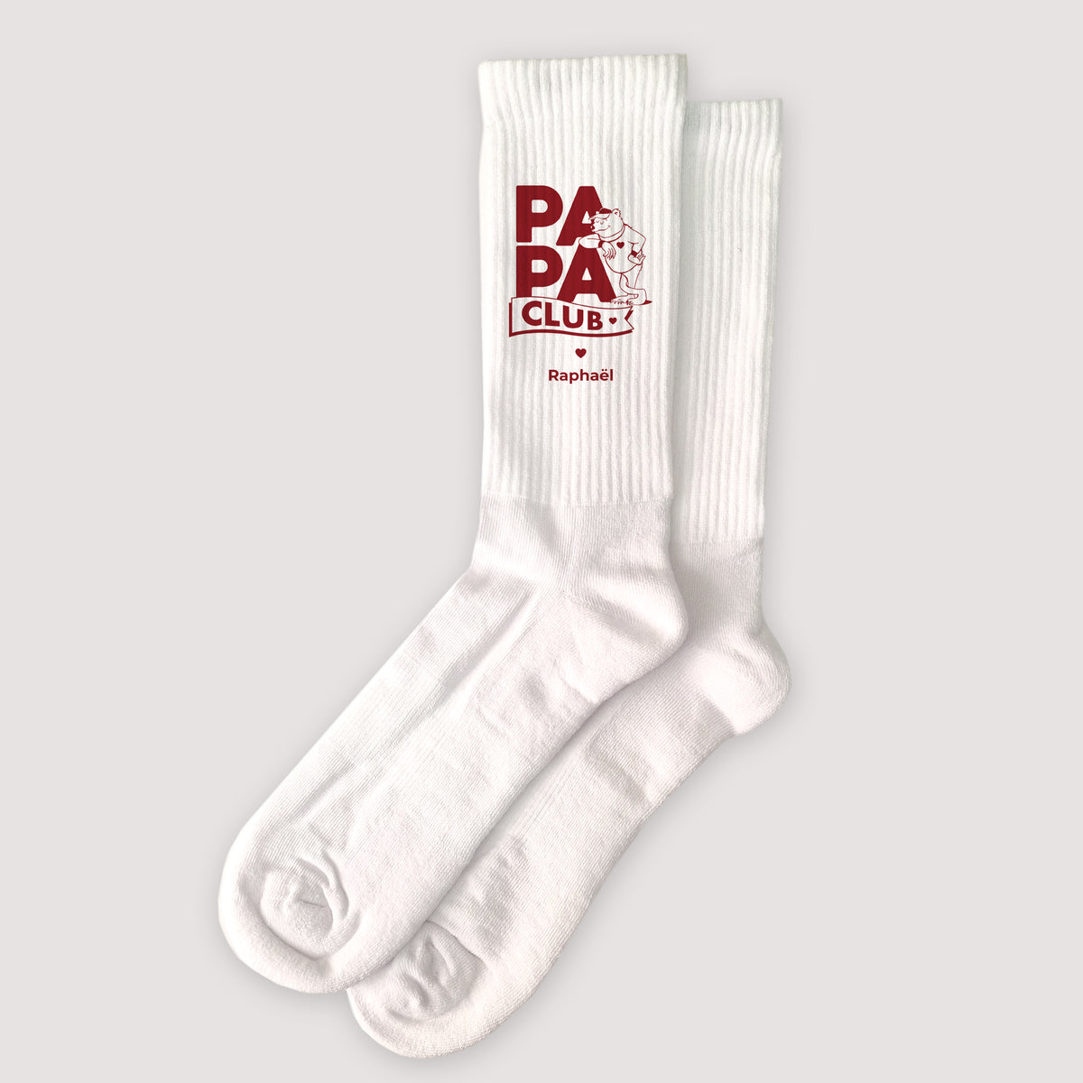 Chaussettes homme Blanches Bear Club photo N° 1