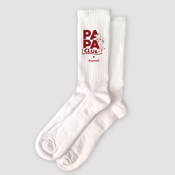Chaussettes homme Blanches Bear Club photo