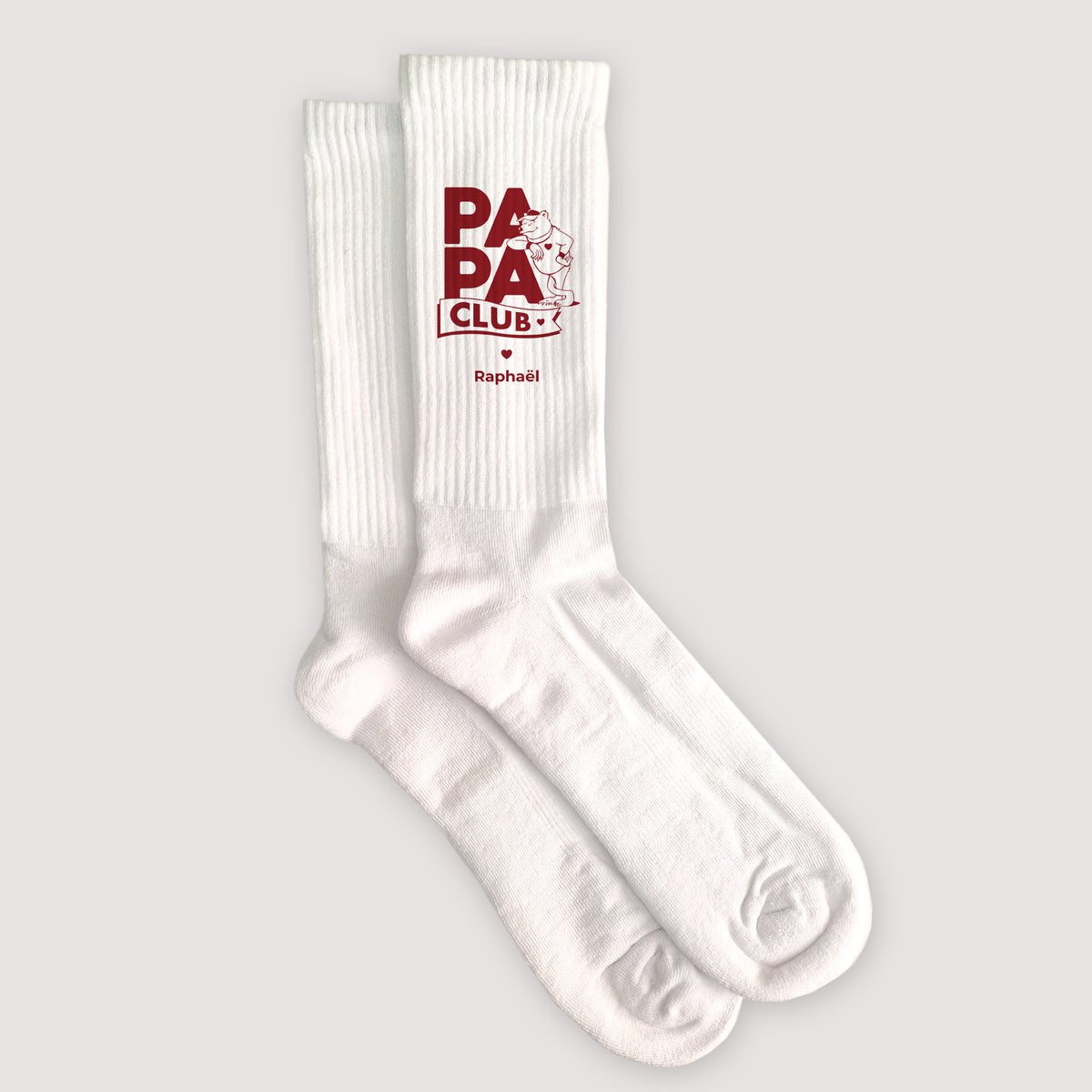 Chaussettes homme Blanches Bear Club photo N° 3