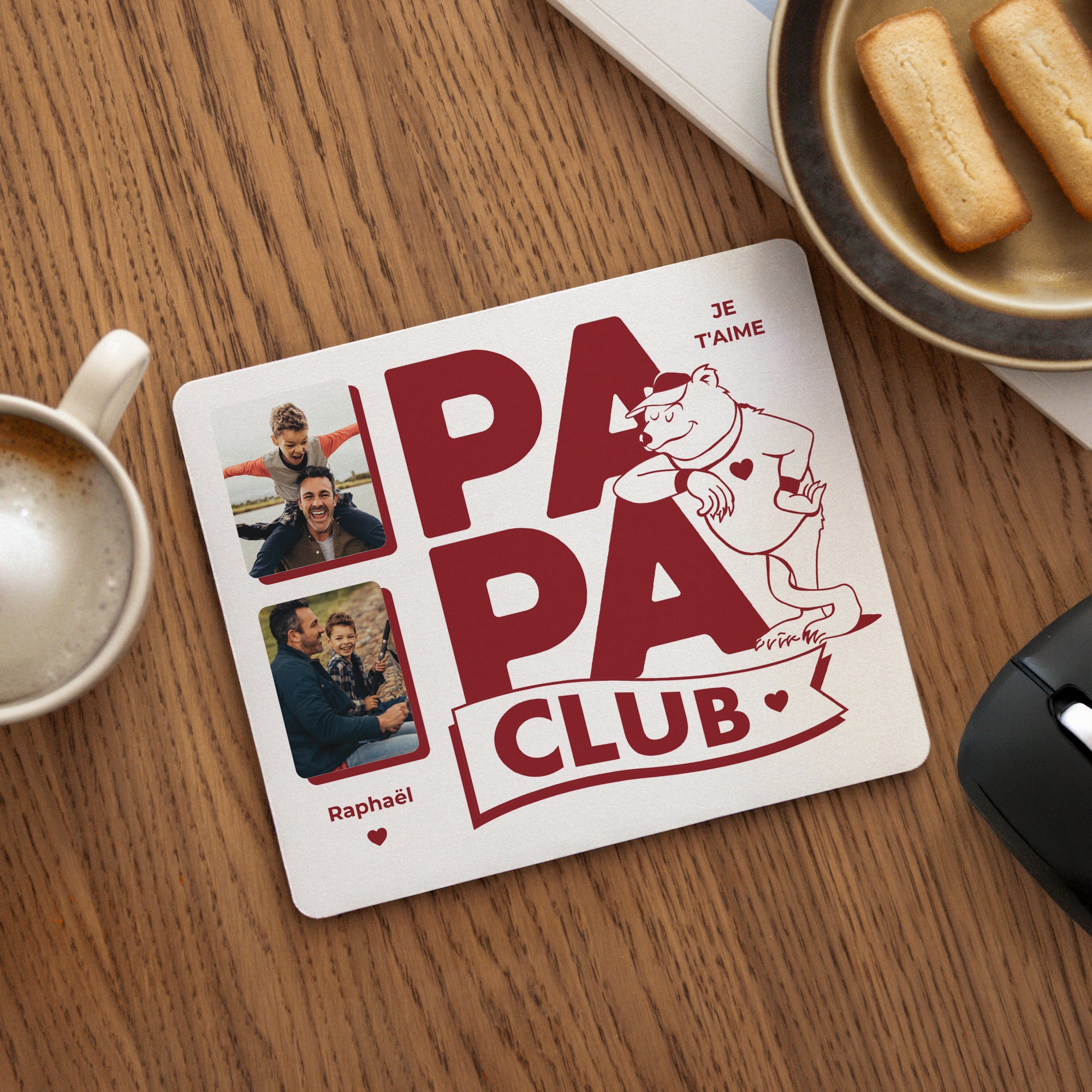 Tapis de souris Objets Rectangle Bear Club photo N° 1