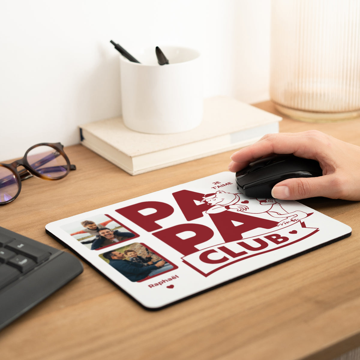 Tapis de souris Objets Rectangle Bear Club photo N° 2