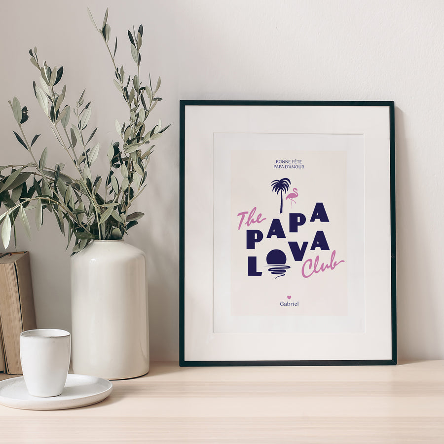 Affiche Objets Portrait Papa Miami photo