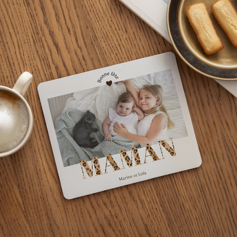 Tapis de souris Objets Rectangle Bonne fête maman photo