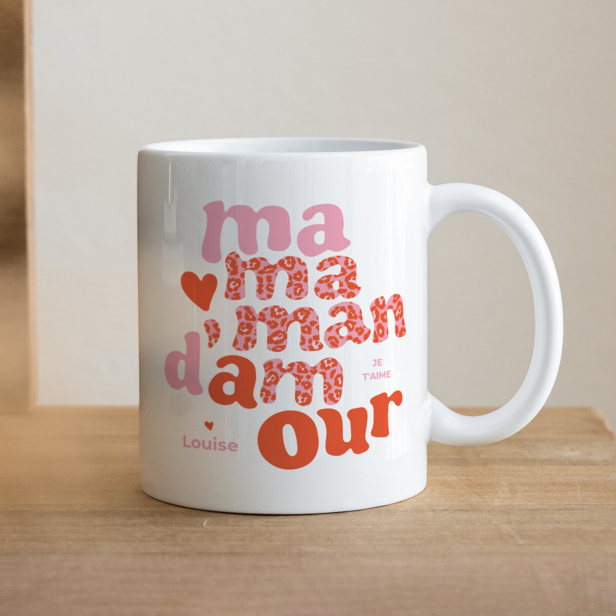 Mug Objets Blanc Maman Léopard II photo N° 1