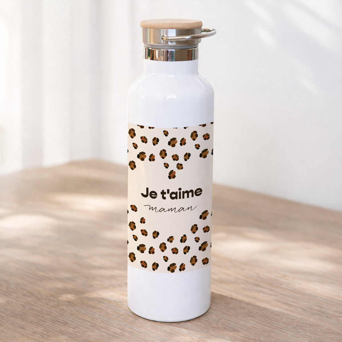 Gourde Objets 75 cl Tendance léopard photo N° 1