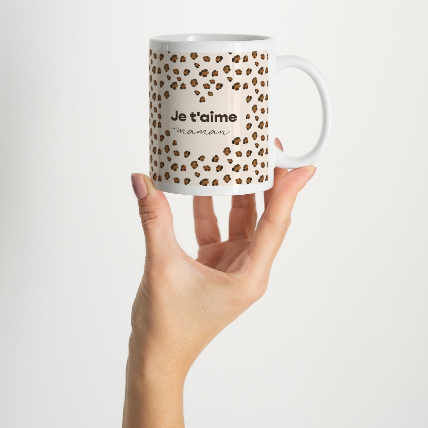 Mug Objets Blanc Tendance léopard photo N° 2