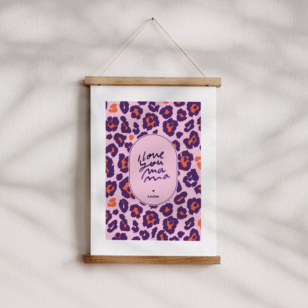 Affiche Objets Portrait I love you Leopard photo N° 4