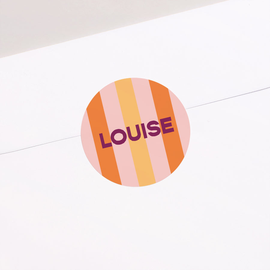 Sticker Naissance Rond Hola guapa photo