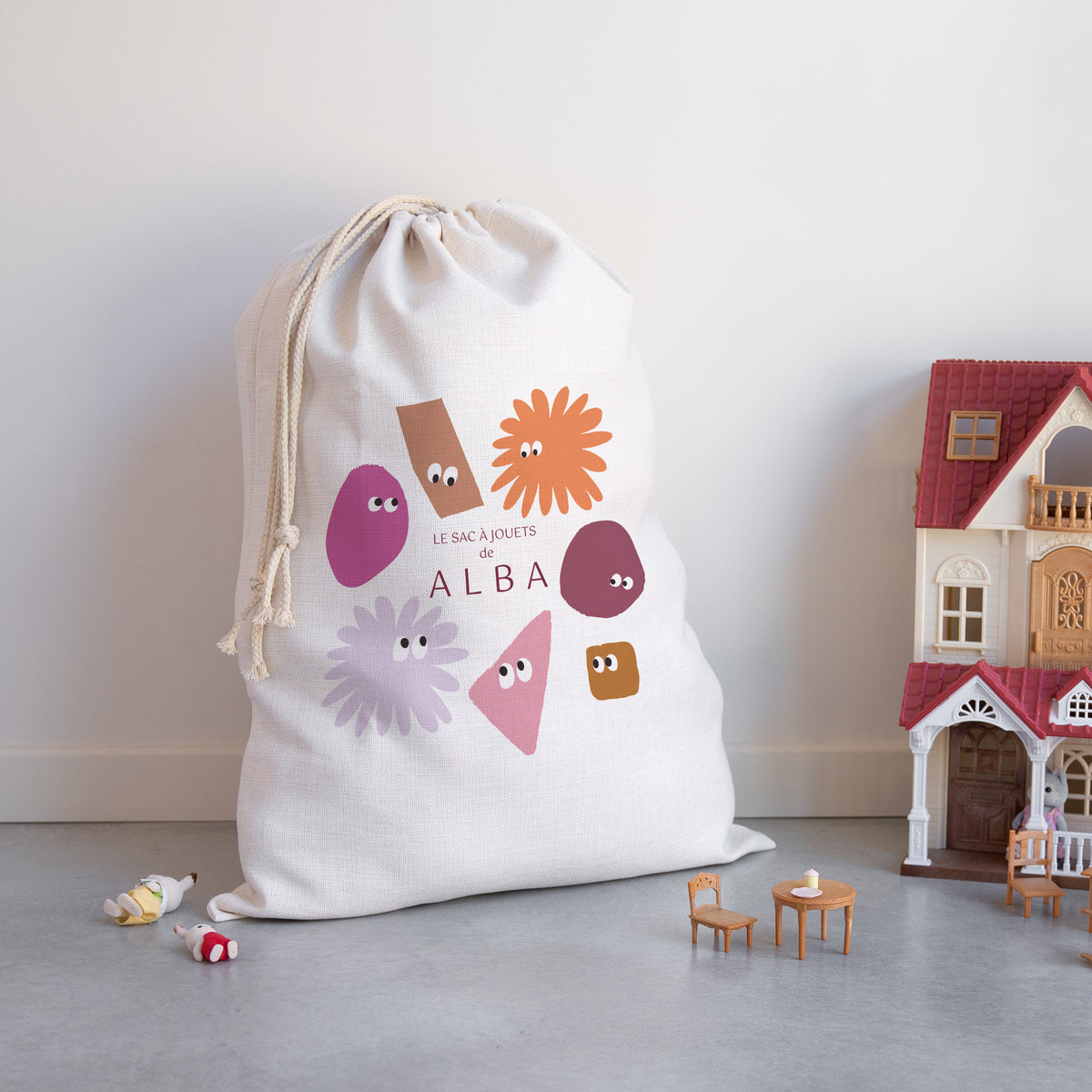Sac de rangement Naissance Grand format Les zigotos roses photo N° 1