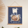 Affiche Naissance Portrait 30 x 40 cm Doudou photo N° 1