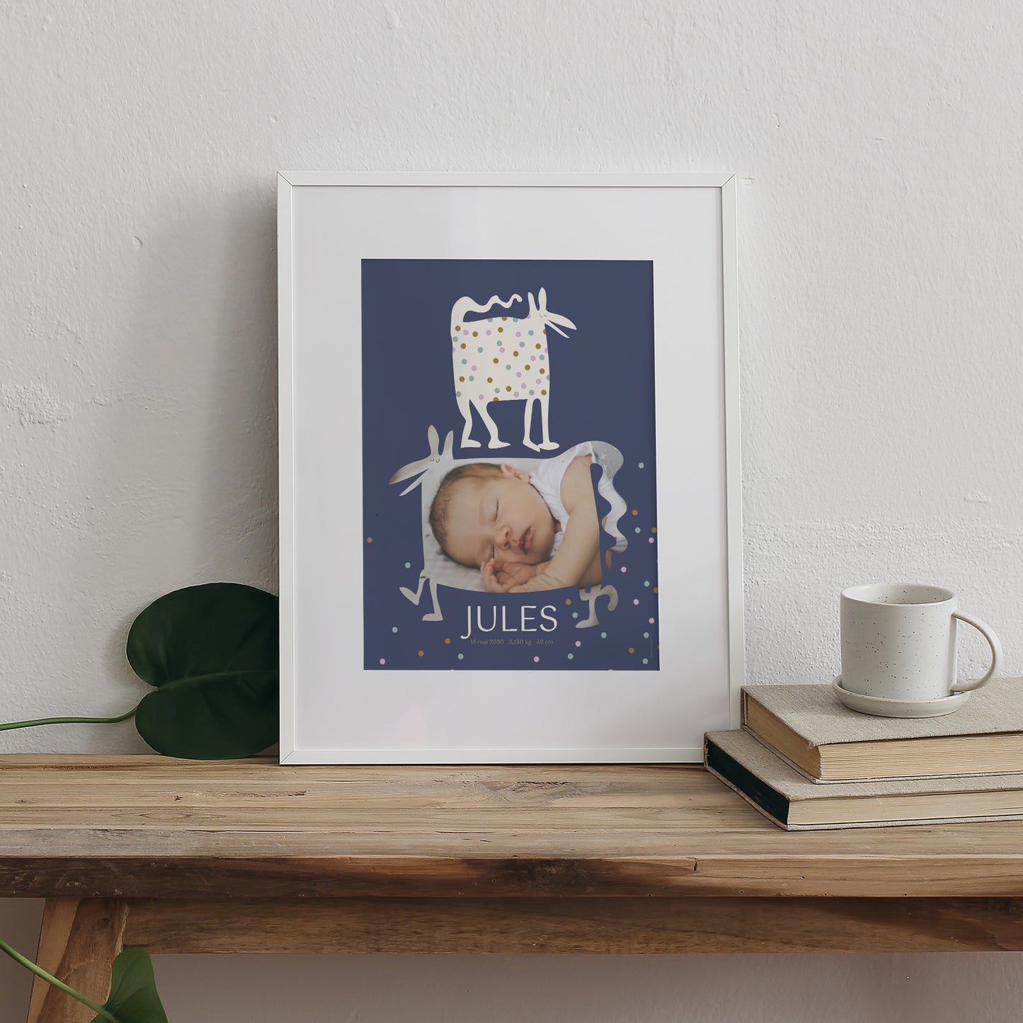 Affiche Naissance Portrait Doudou photo N° 3