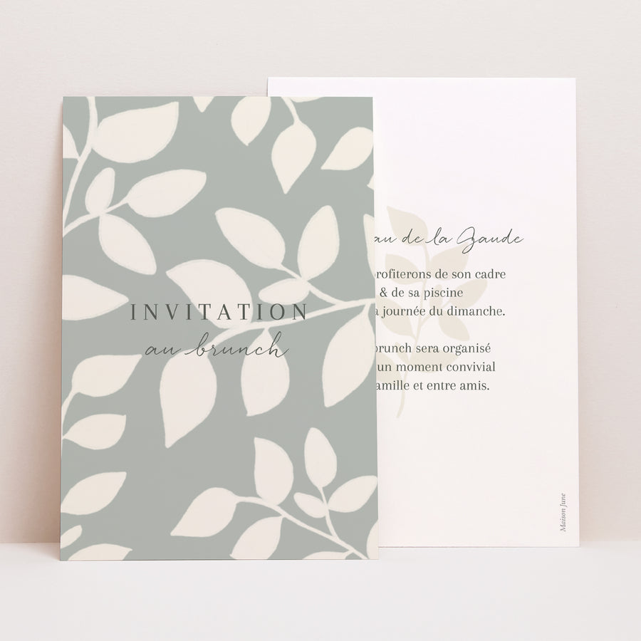 Invitations Mariage Portrait Douceur romantique photo