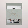 Faire-part Mariage 3 cartes, ruban Douceur romantique photo N° 1