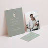 Faire-part Mariage 3 cartes, ruban Douceur romantique photo N° 2