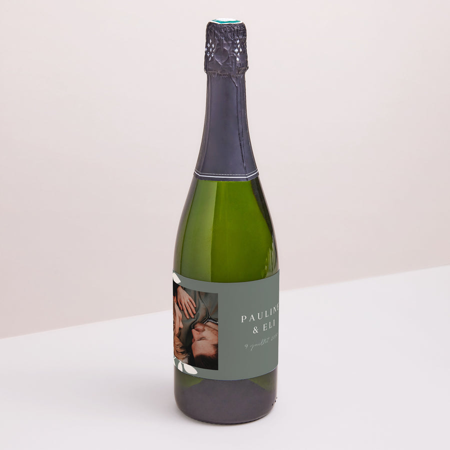 Etiquette bouteille Mariage Paysage Douceur romantique photo