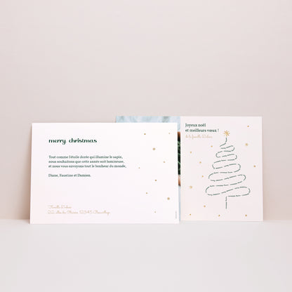 Carte de Noel Fin d'année Paysage Merry Christmas II photo N° 2