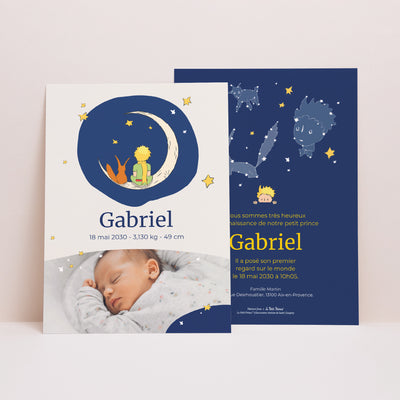 Faire-part naissance Le Petit Prince