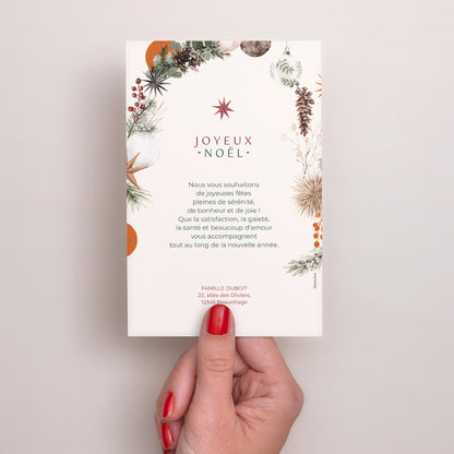 Carte de Noel Fin d'année Portrait Portrait en fête photo N° 3