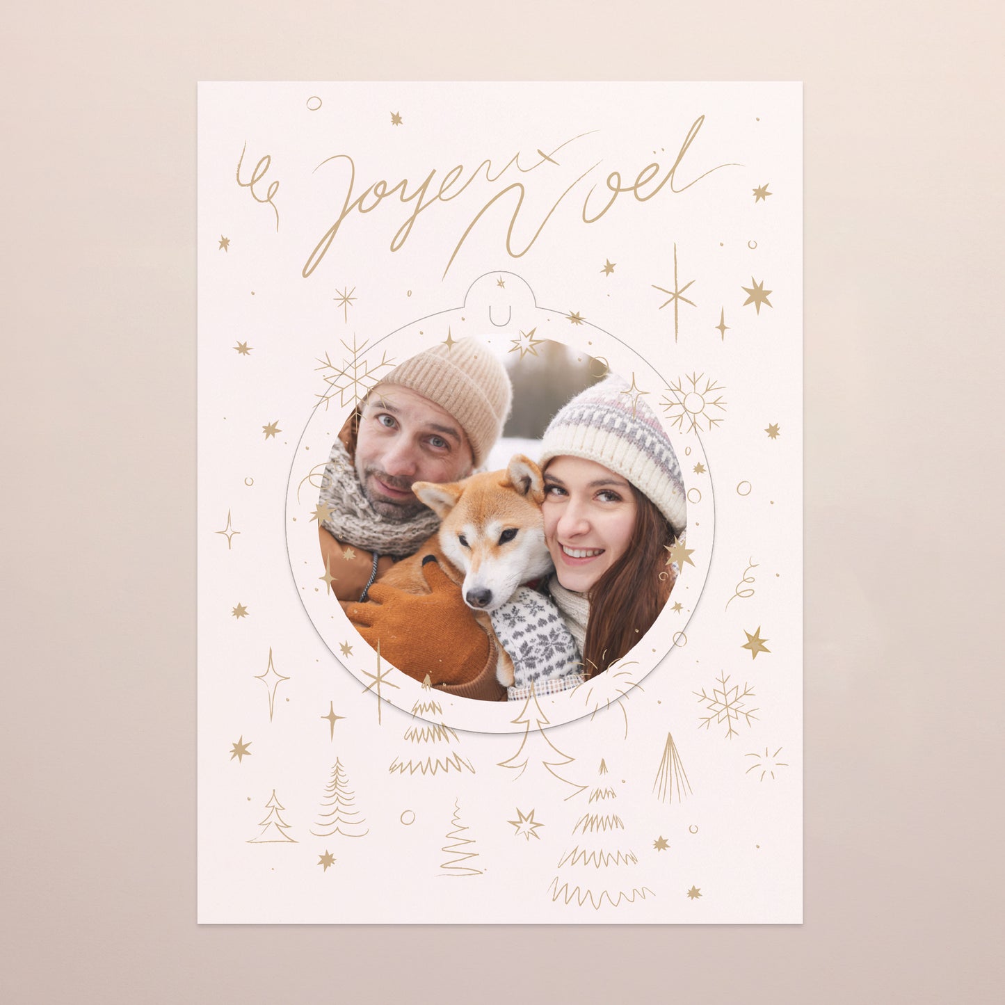 Carte de voeux Fin d'année Détachable Rayonnement de Noël 2 photo N° 2