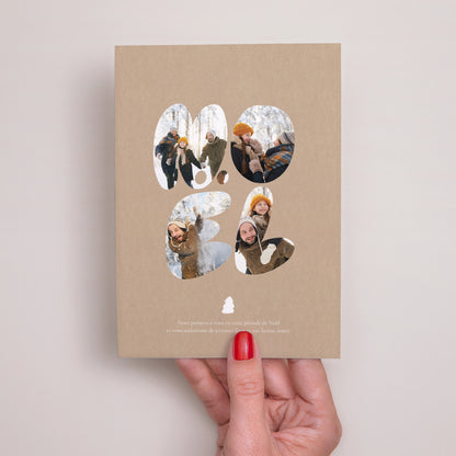 Carte de Noel Fin d'année Portrait Montana photo N° 2