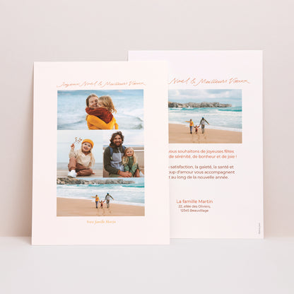 Carte de Noel Fin d'année Portrait Denver photo N° 1