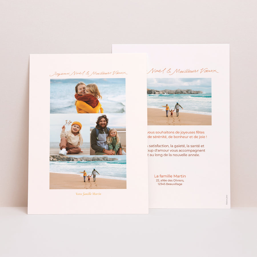 Carte de Noel Fin d'année Portrait Denver photo