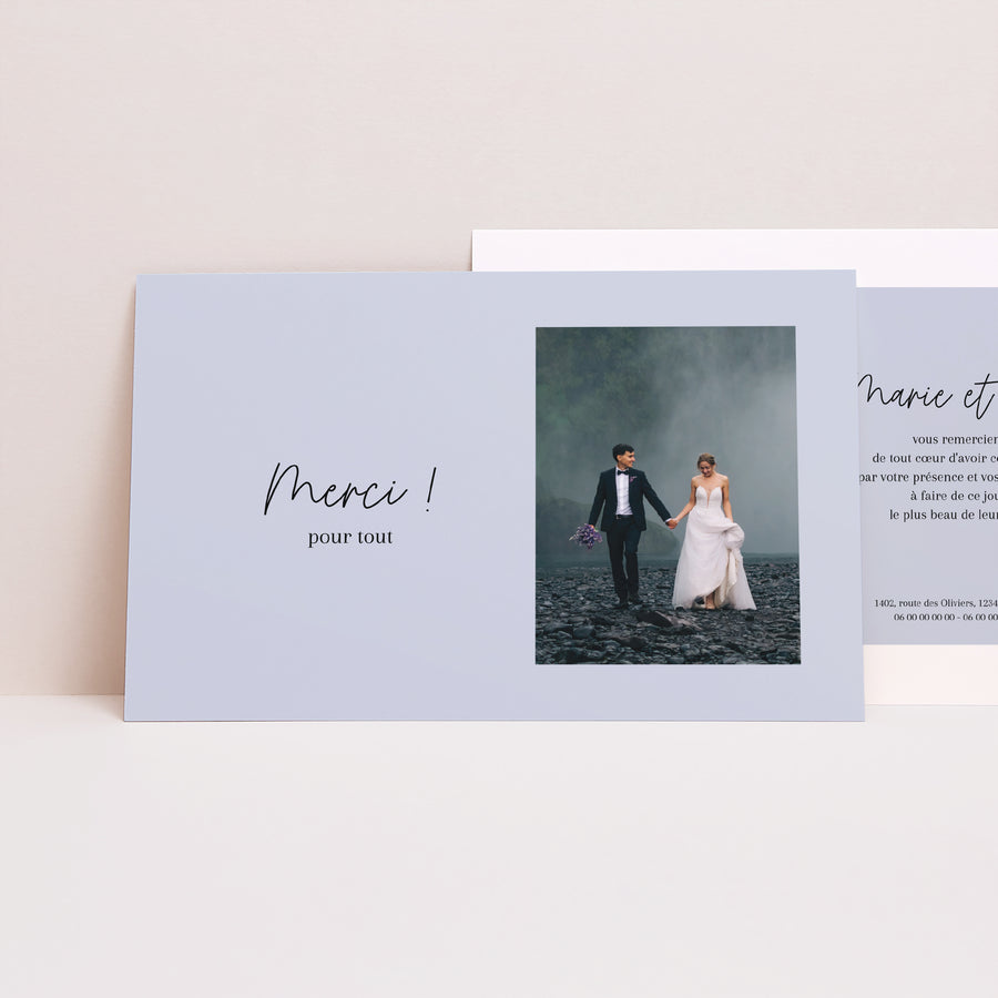 Remerciements Mariage Paysage merci ! photo