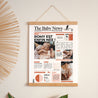 Affiche Naissance Portrait 30 x 40 cm The baby news photo N° 1