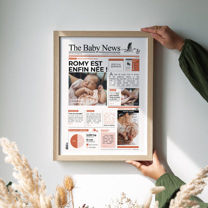 Affiche Naissance Portrait The baby news photo N° 2